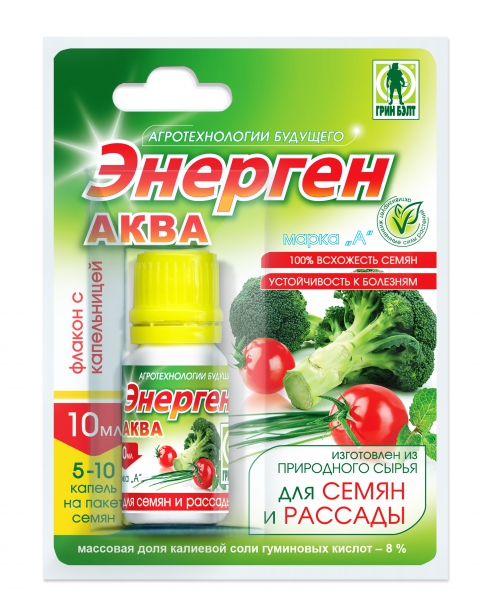 Энерген Аква для замачивания семян 10 мл флакон (120) фото