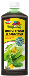 ФлорГумат для Огурцов кабачков патиссонов 05л фото